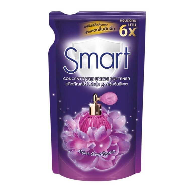 Smart สมาร์ท น้ำยาปรับผ้านุ่มสูตรเข้มข้น กลิ่นซูเปอร์เซ้นท์ บูสเตอร์ 490 มล 1 ถุง